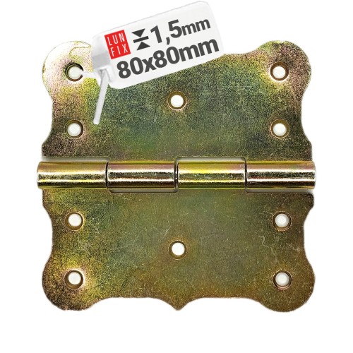 Závěs dekorativní 80x80x1,5 mm pozinkovaný 1ks.