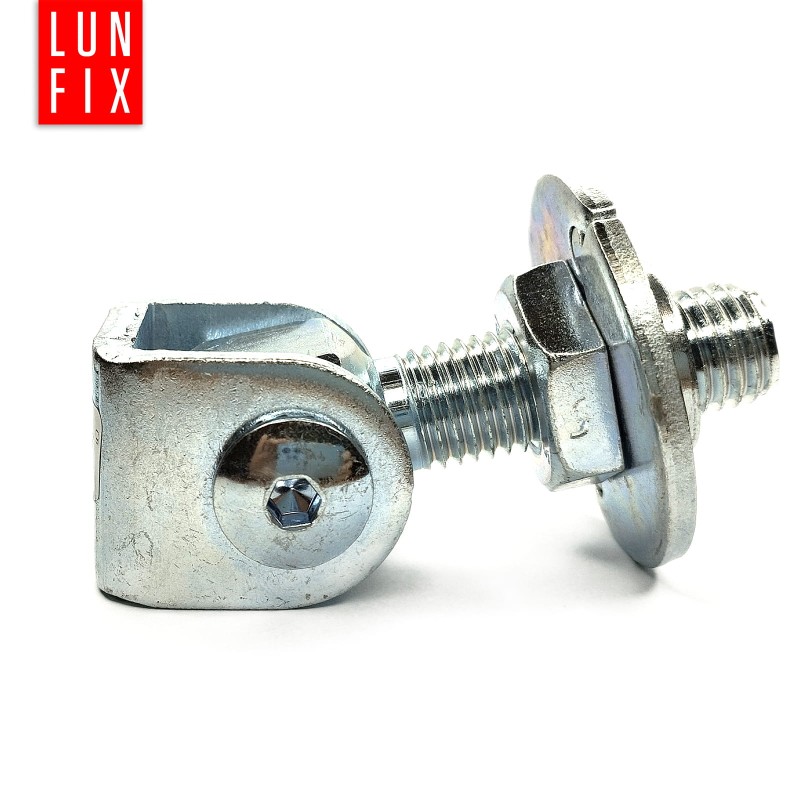 Zawias regulowany do bramy furtki M20x50 mm do wspawania ocynkowany ZRS20