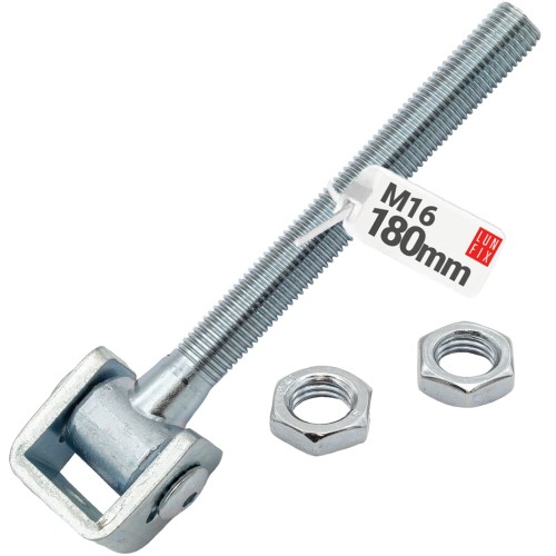 Nastavitelný závěs M16x180 mm dlouhý pro brany, branka a dveře