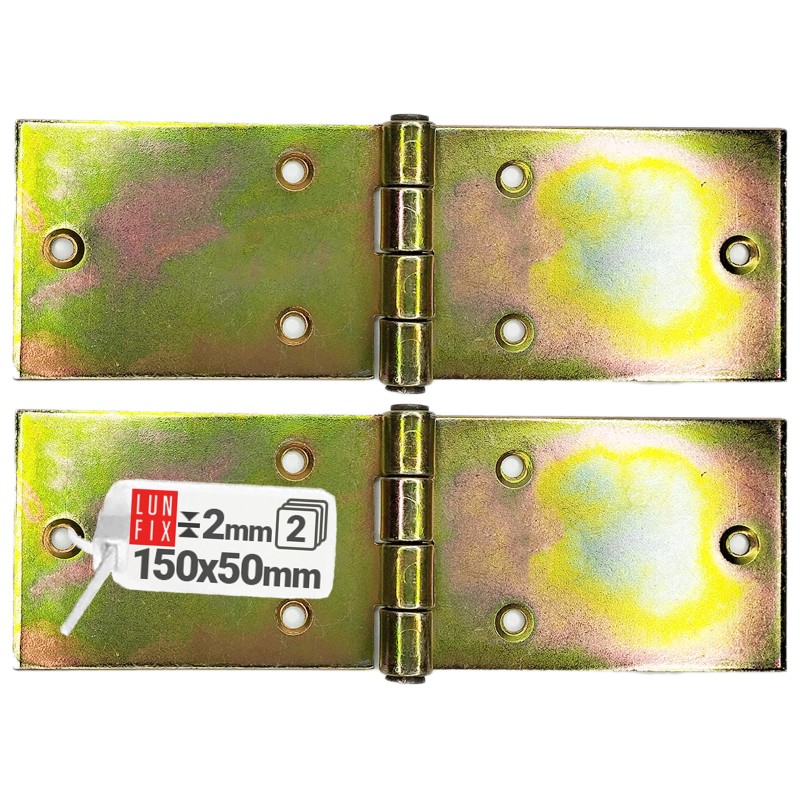 Zawias budowlany 150x50x2,0 mm prosty ocynkowany ZB15 2szt.