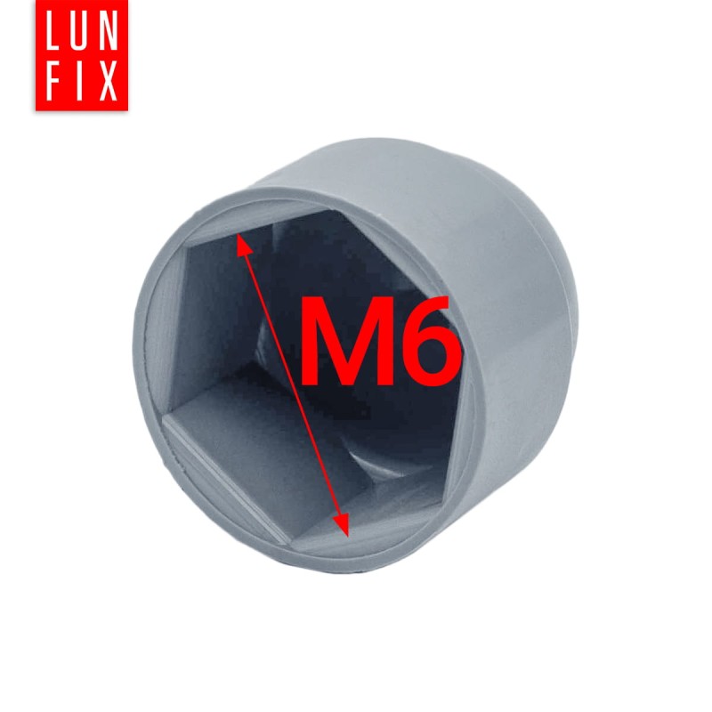 Zaślepka na śruby M6/10 maskownica kołpak szara 100szt