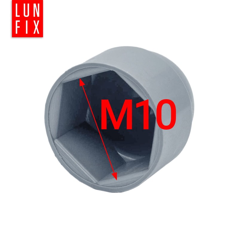 Zaślepka na śruby M10/17 maskownica kołpak szara 10szt