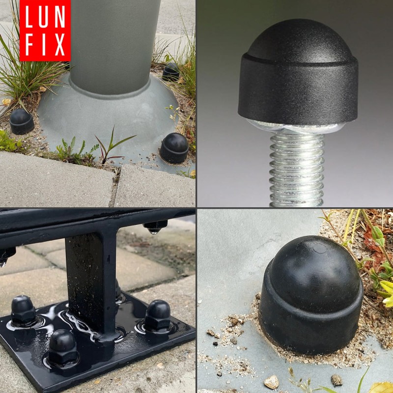 Zaślepka na śruby M10/17 maskownica kołpak czarna 500szt