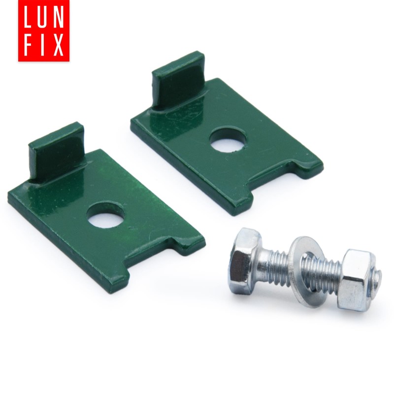 Złączka typu L 6x20 mm zapinka klips do paneli zielona NSO6 1szt.