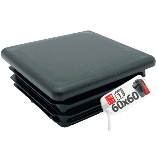 Zátka na sloupek 60x60 černá 1ks.