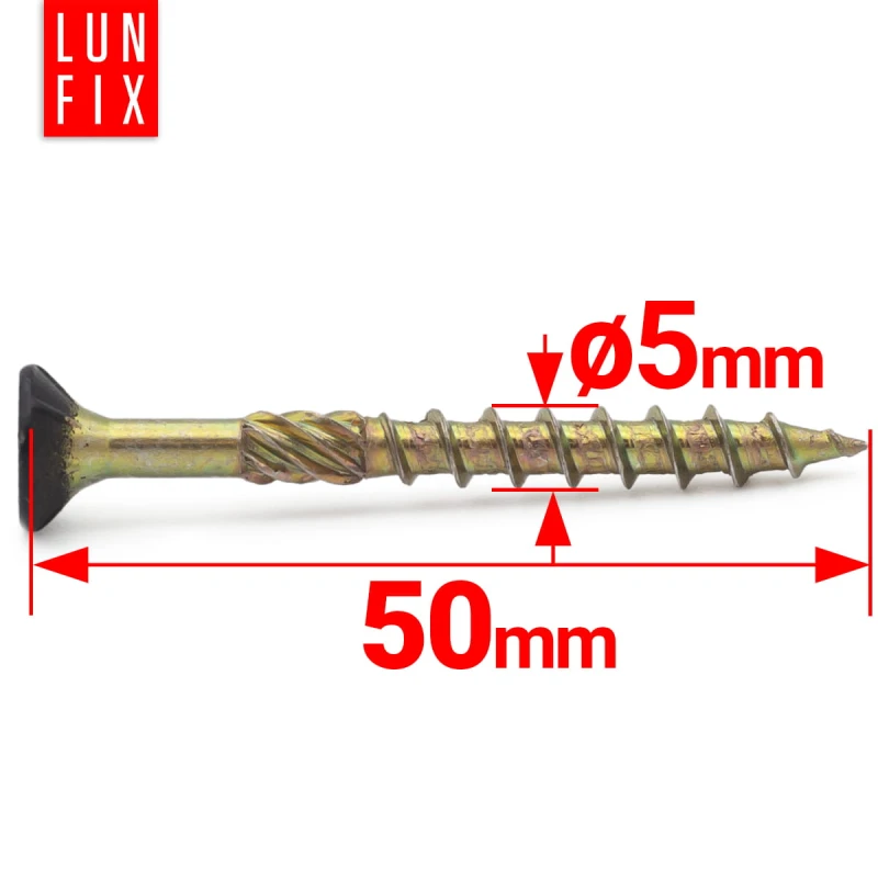 Vruty 5x50 pro instalaci dekorativních systémů T25 12ks.