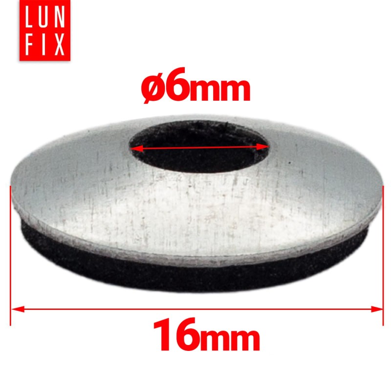 Podkładka z uszczelką gumową EPDM 6x16 mm ocynkowana 250szt
