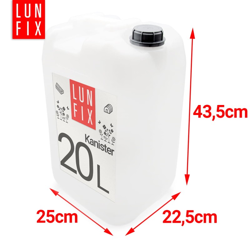 Kanister 20l zbiornik na wodę pojemnik baniak HDPE