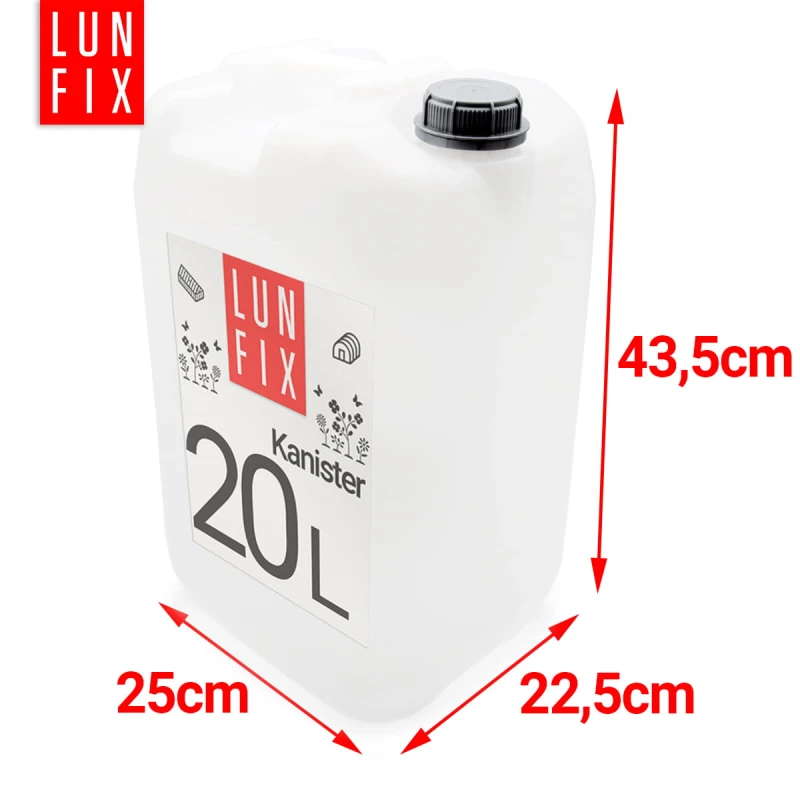 Nádrž na vodu HDPE o objemu 20 l kanystr