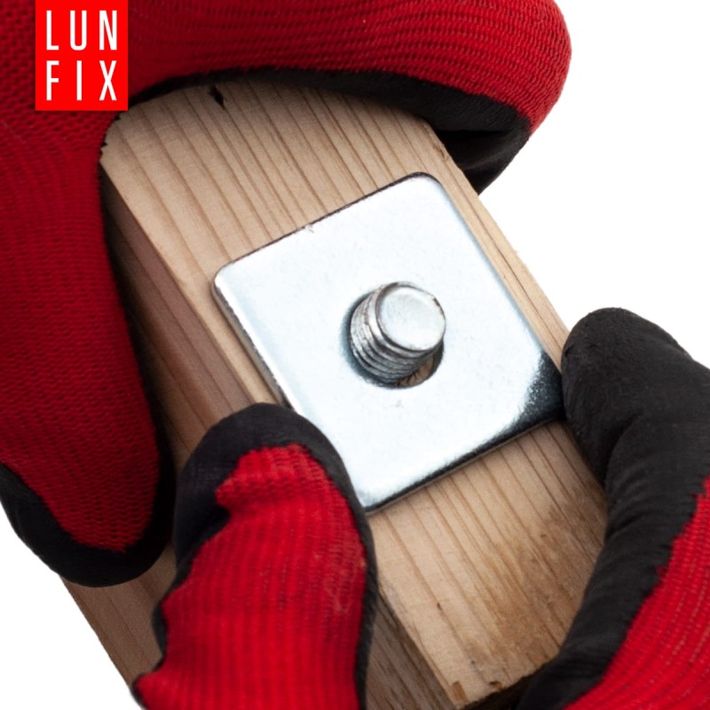 Podkładka kwadratowa M10 ocynkowana 30x30x3mm 5szt.