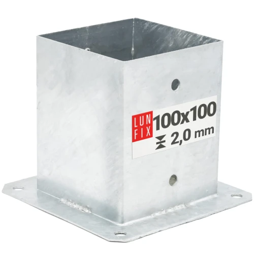 Šroubovací kotevní patka 100x100 mm