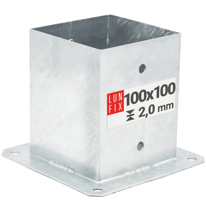 Šroubovací kotevní patka 100x100 mm