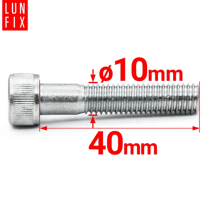 Imbusový šroub M10x40 pozinkovaný DIN912 třída 8.8 1kg