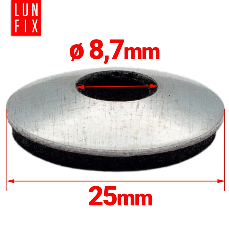 Podložka s těsnící gumou EPDM 8,7x25 mm pozinkovaná 100ks