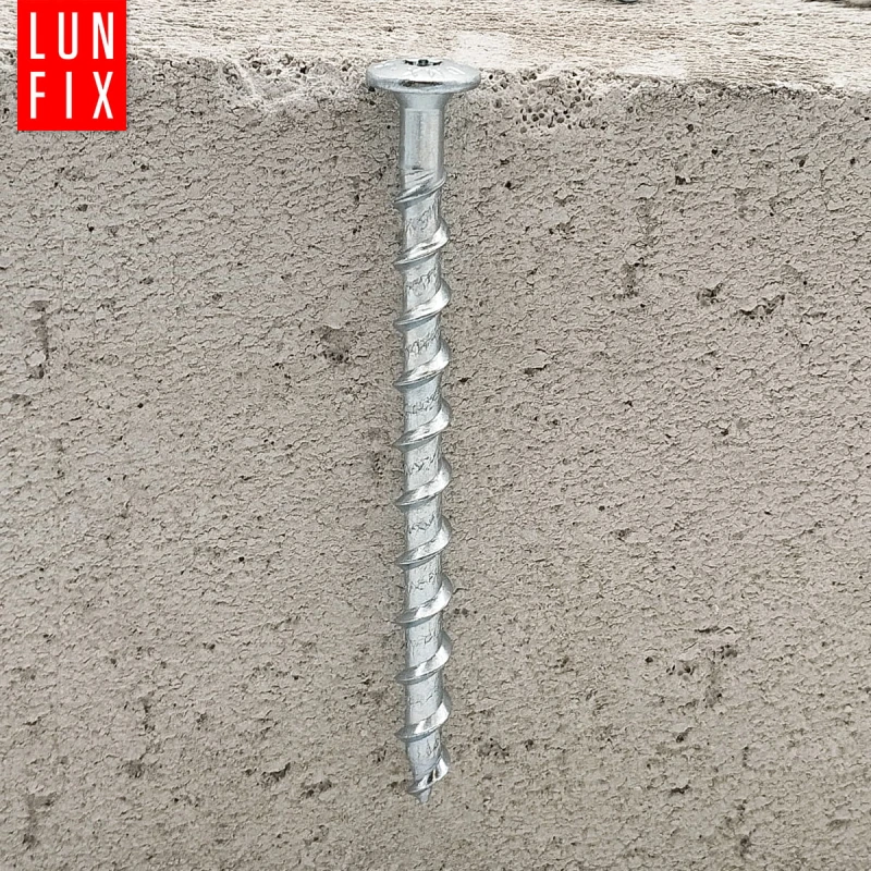 Vruty na beton 8x120 s talířovou hlavou TX30  50 kusů