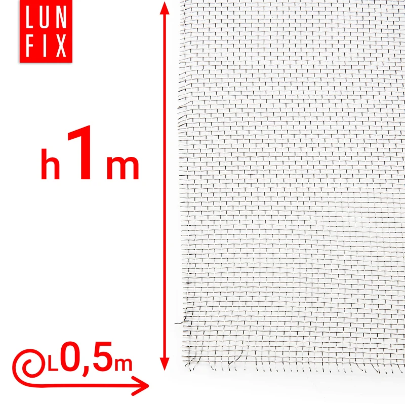 Nerezové pletivo očko 1,2x1,2 mm fi0,19mm 1000x500mm