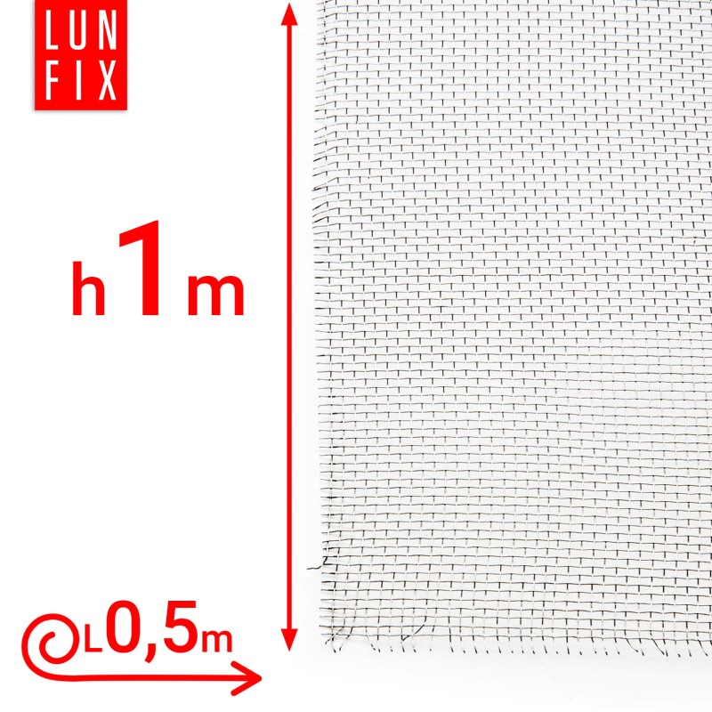 Siatka tkana nierdzewna oczko 1,2x1,2mm drut fi 0,19mm 0,5m2