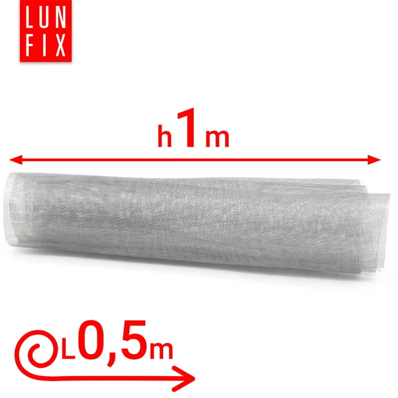 Pozinkované tkané pletivo oko 1,6x1,6mm fi0,4mm h1m 0,5m2