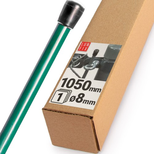 Napínací tyč fi8x1050 zelená PVC