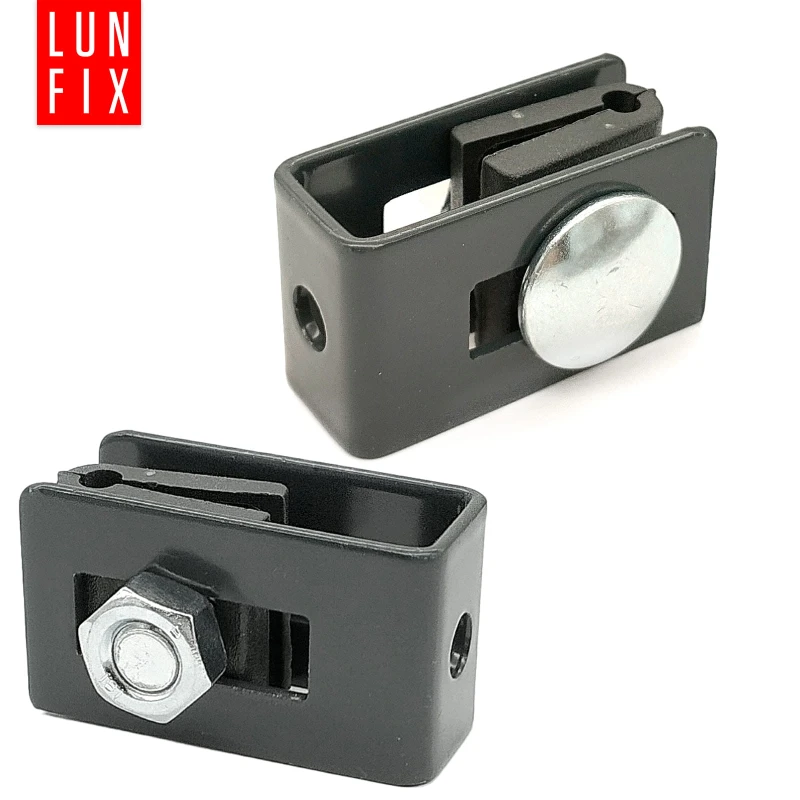 Příchytka plotového panelu šedá