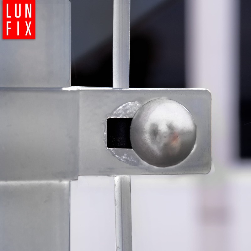 Obejma końcowa początkowa 60x60 mm ocynkowana zestaw