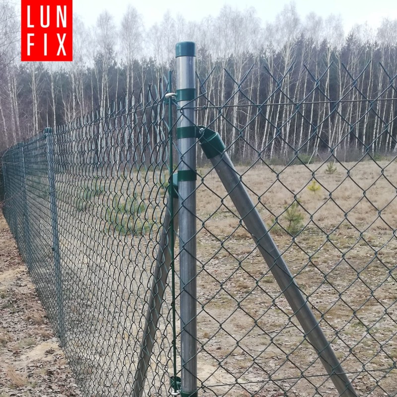 Słupek okrągły ogrodzeniowy ocynkowany fi 42,4mm 1,3m