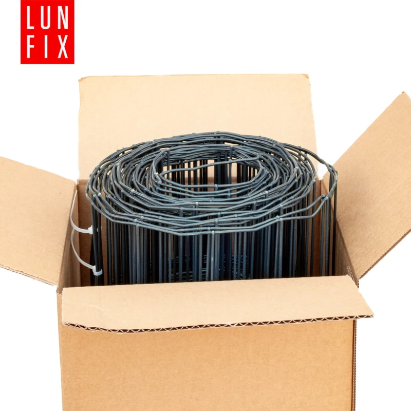 Antracitové svařované pletivo poplastované role 10m oko 100x50 drát 2,1 mm výška 0,6m