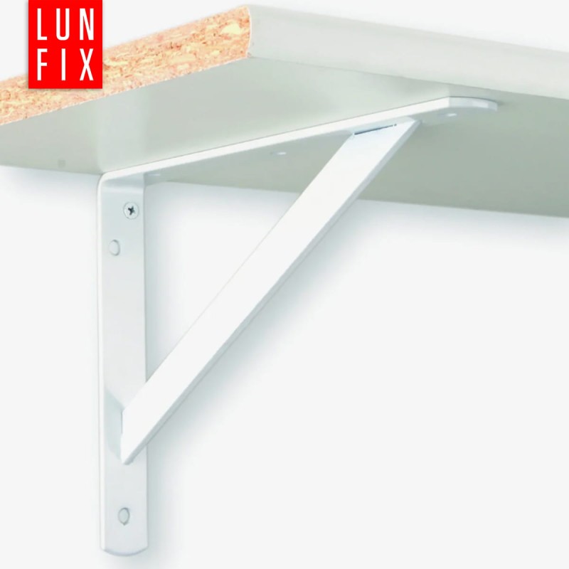 Wspornik półki 50x33cm wzmacniany stalowy