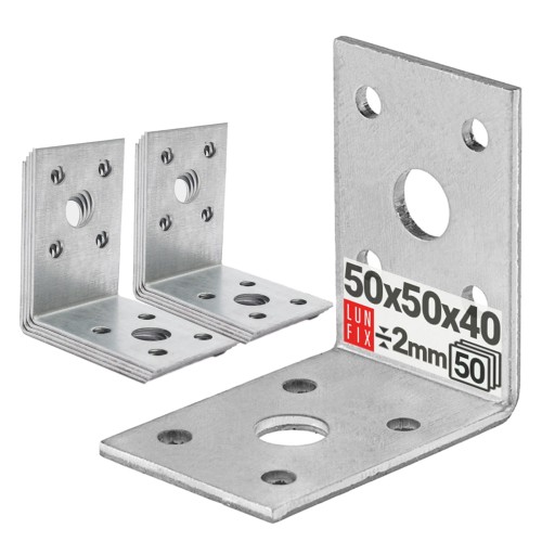 Úhelník 50x50x40x2mm 50 ks.