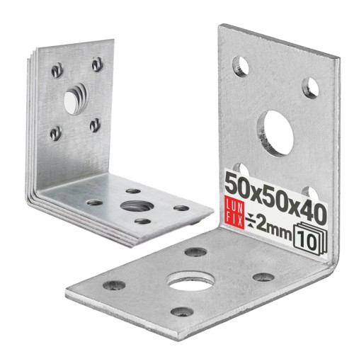 Úhelník 50x50x40x2mm 10 ks.