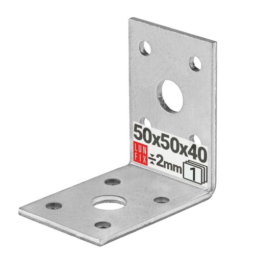 Úhelník 50x50x40x2mm 1 ks.