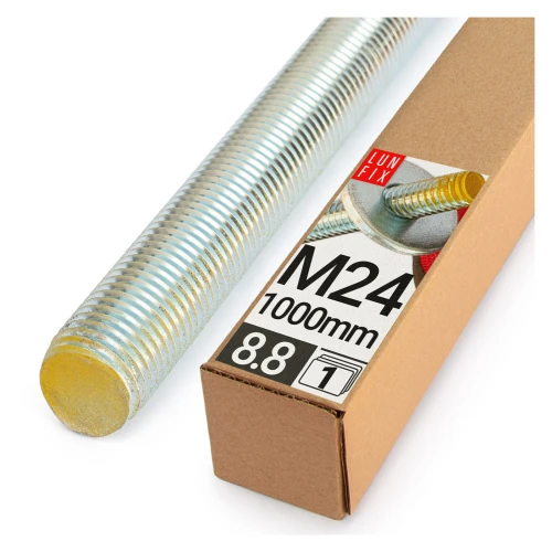 Závitová tyč M24 pozinkovaná 1000 mm 8.8 1ks.