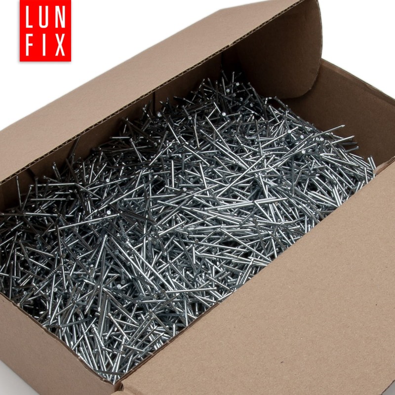 Gwoździe stolarskie 1,2x25mm srebrne ocynkowane 1kg