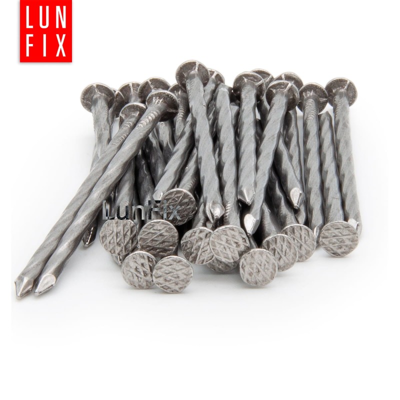 Gwoździe skręcane 2,8x50 mm 2 cale czarne 1kg