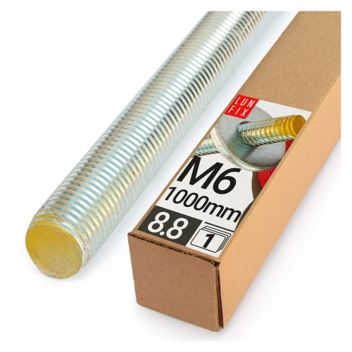 Závitová tyč M6 pozinkovaná 1000 mm 8.8 1 ks.