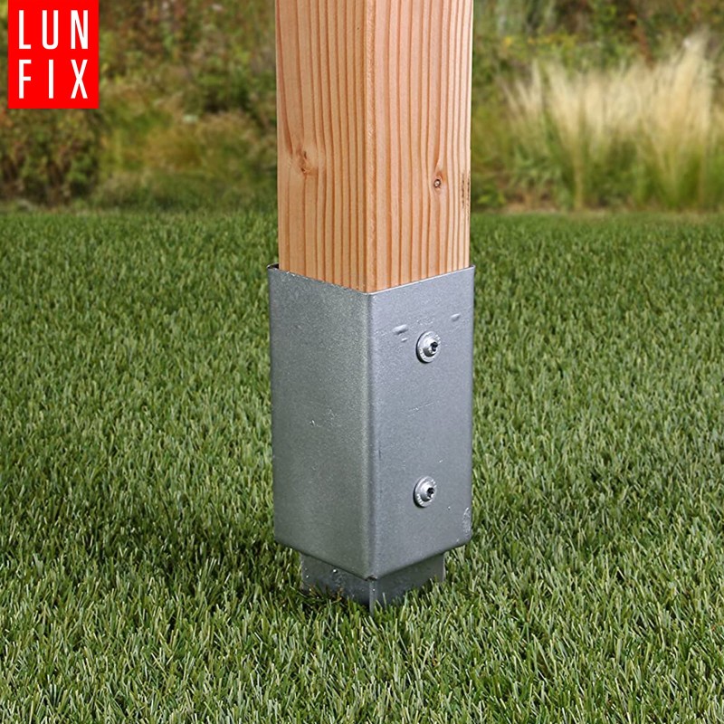 Podstawa słupa wbijana 100x100x2 kotwa 750mm