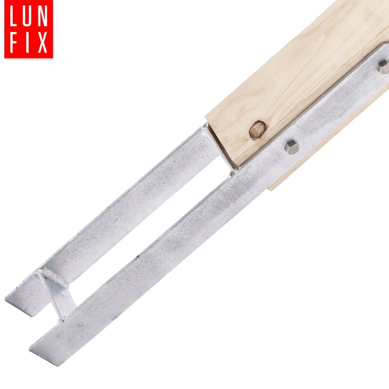 Podstawa słupa typ H 140x600x6 mm kotwa