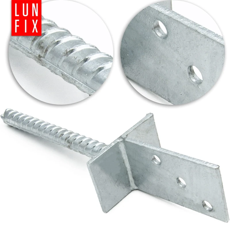 Kotevní patka  s tyčí do betonu 60 mm