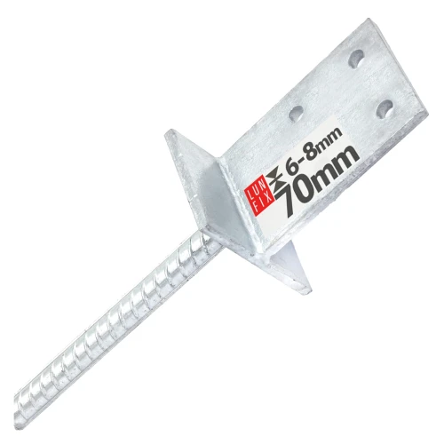 Kotevní patka  s tyčí do betonu 70 mm