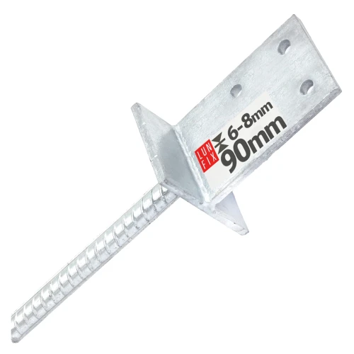 Kotevní patka  s tyčí do betonu 90 mm