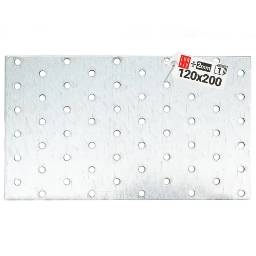 Perforovaná spojovací deska 120x200 1ks.