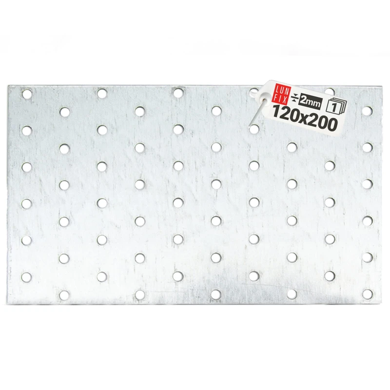 Perforovaná spojovací deska 120x200 1ks.