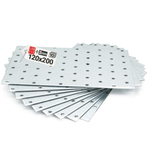 Perforovaná spojovací deska 120x200 10ks.