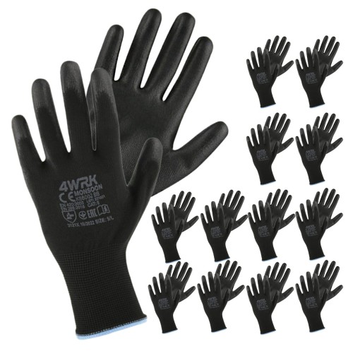 Pracovní rukavice zahradní 8 M 12ks.