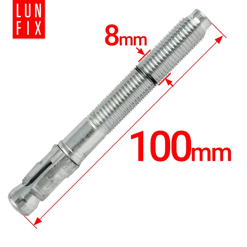 Kotva do betonu M8 100mm rozpěrná 1ks.