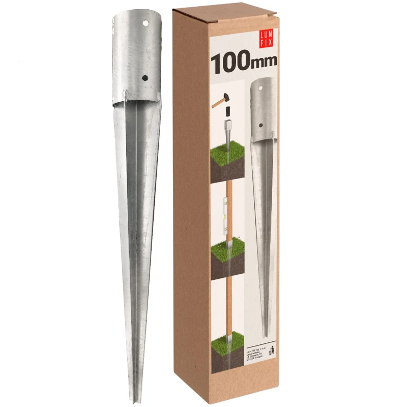Kotevní pátka kulatá nátlukací 100mm 1ks.