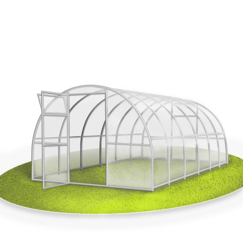 Polykarbonátový skleník 3x6m, profil 20x20mm, 4mm