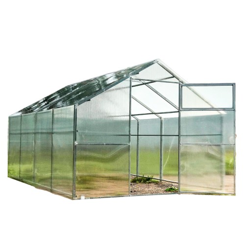 Polykarbonátový skleník 2,8x8m, profil 20x40mm, 4mm