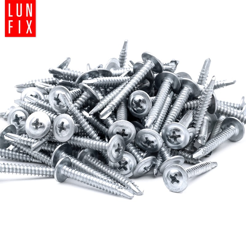 Wkręty samowiercące 4,2x40mm podkładkowe do metalu WSPC 100szt.
