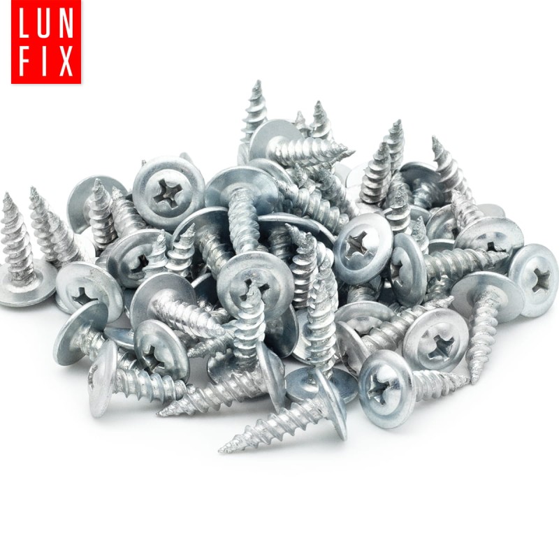 Wkręty samogwintujące 4,2x13mm z łbem podkładkowym do metalu WPC 1000szt.